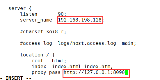 Nginx 反向代理设置