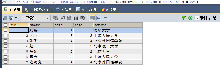 MySQL ---- SQL语法使用 大全