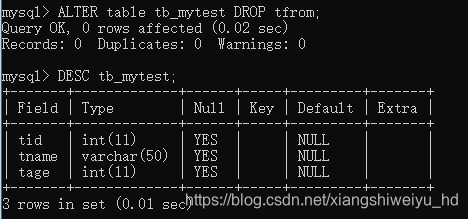 MySQL ---- SQL语法使用 大全