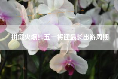 拼假火爆！五一将迎最长出游周期